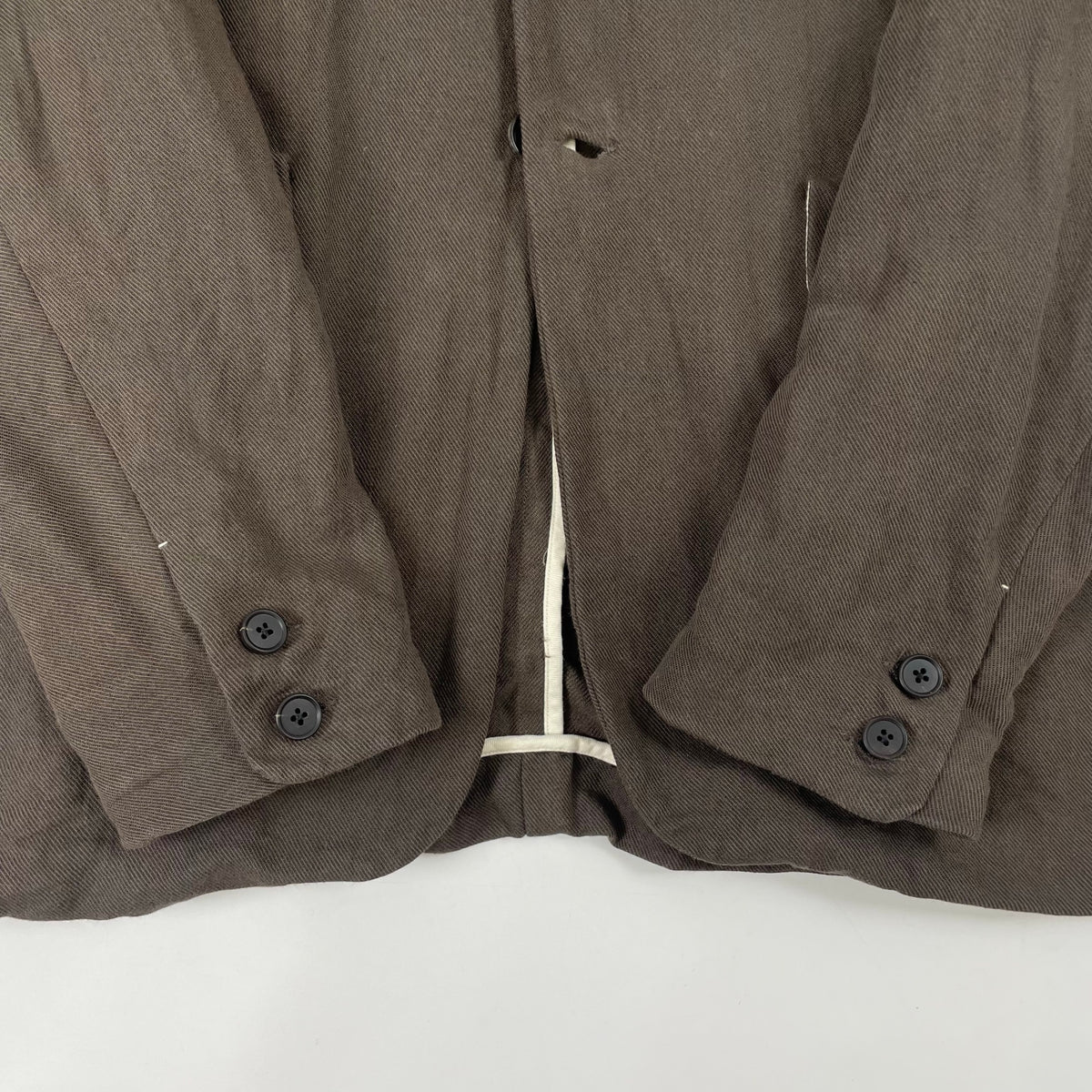 YAECA WRITE / コットンリネン3Bジャケット 参考定価：52,000程度 SIZE:M