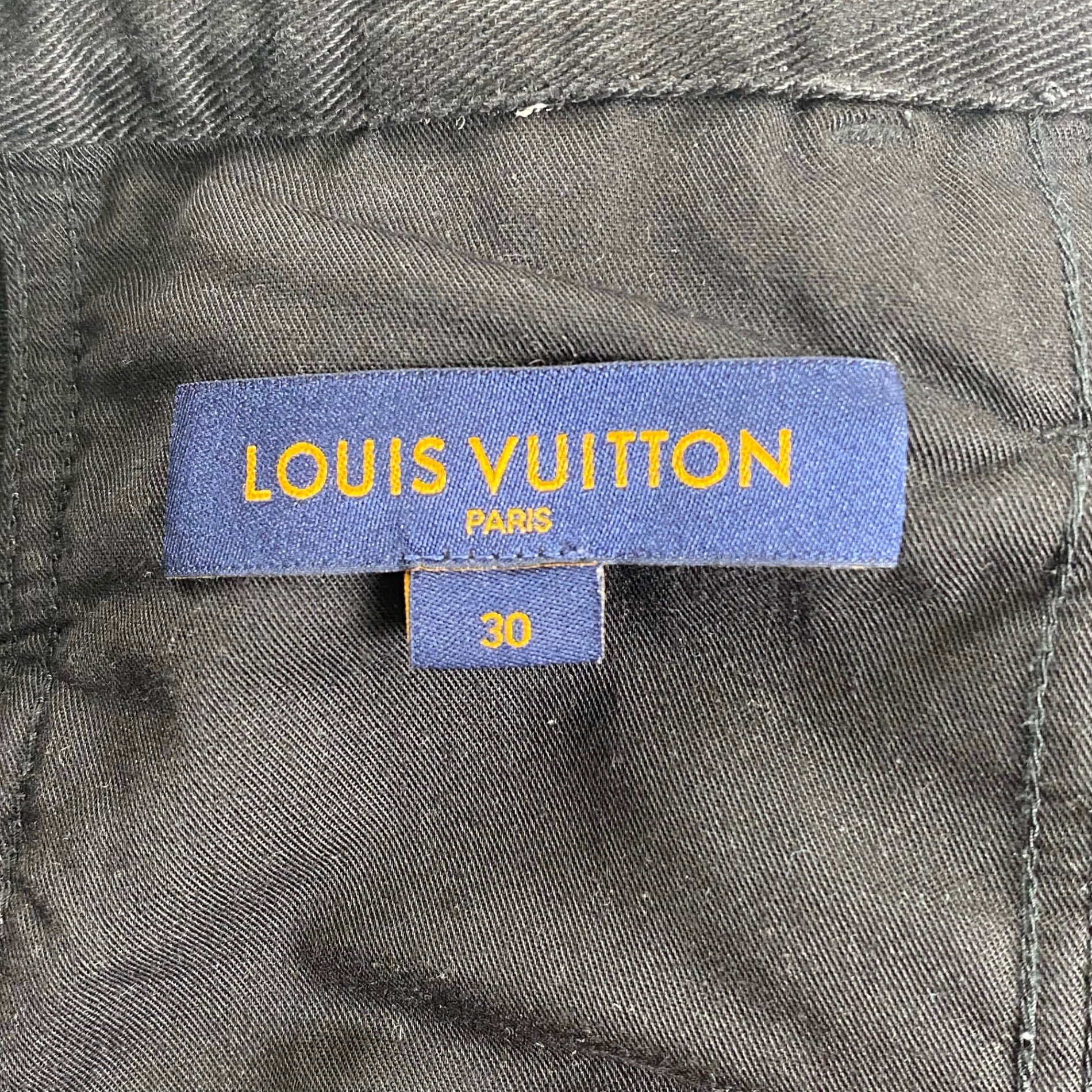 【ヴァージル期 鑑定済】 LOUIS VUITTON ルイ ヴィトン / TUCK WIDE DENIM タックワイドデニムパンツ  HHD91WRDH SIZE:W30