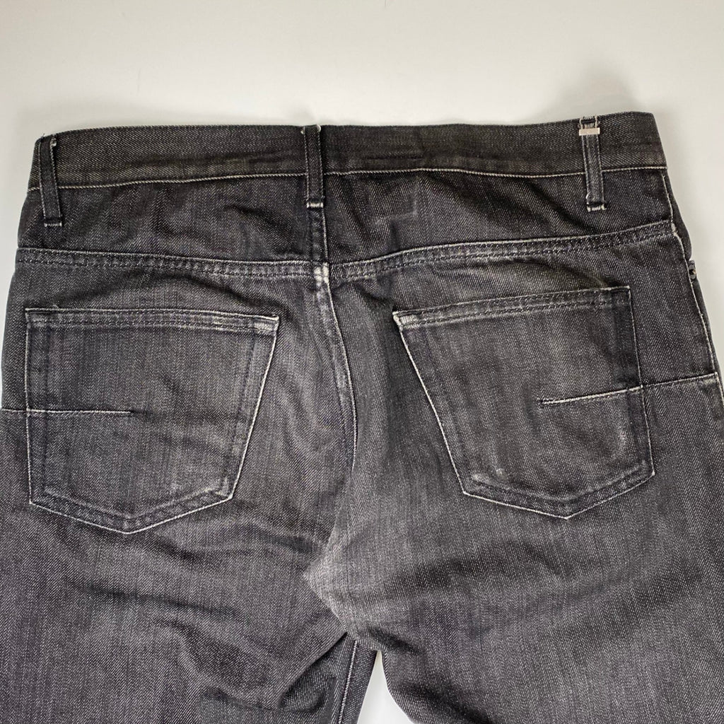 【09AW アーカイブ】 Dior HOMME ディオール オム / CDロゴプレート ブラック デニムパンツ クリス ヴァン アッシュ期 SIZE:W30
