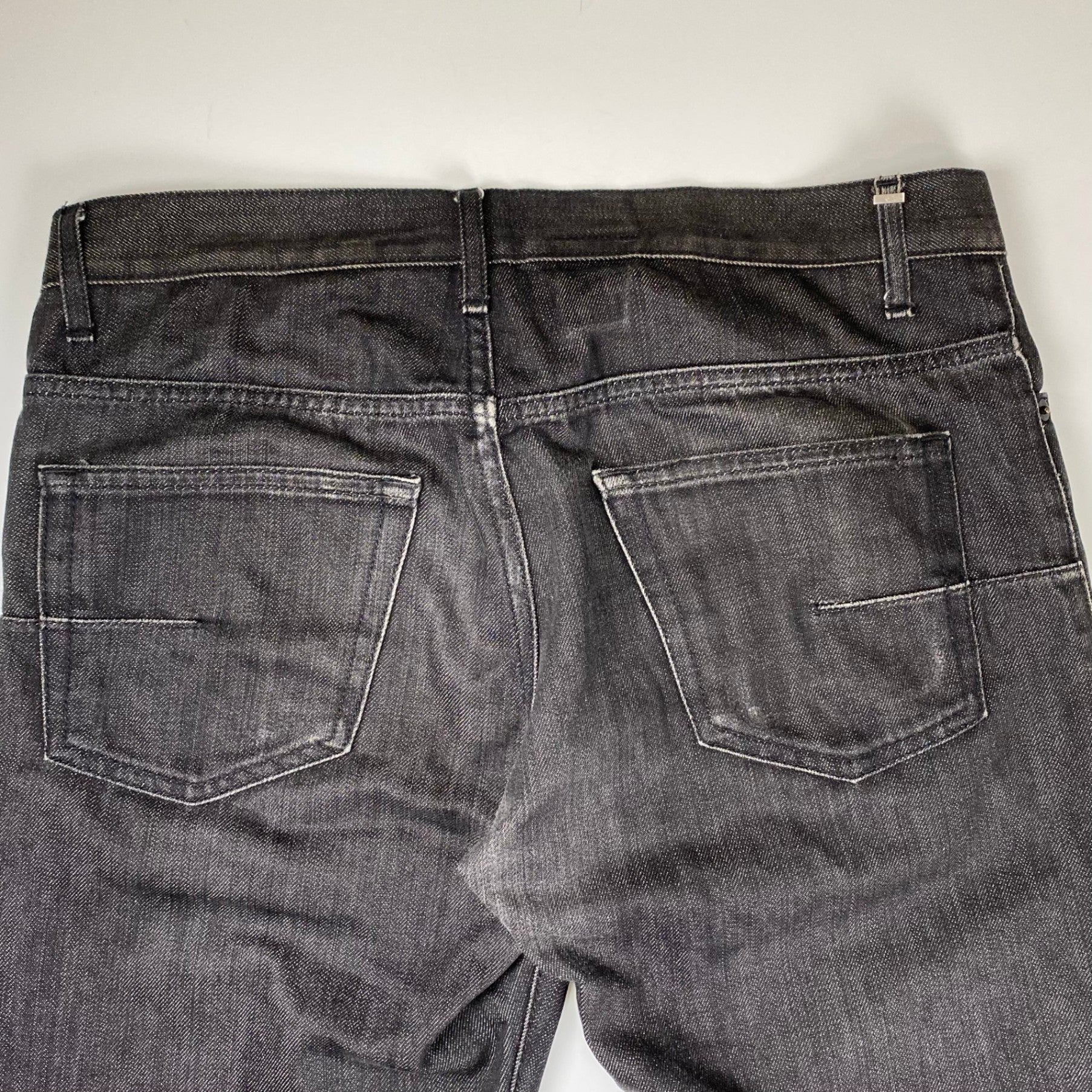 【09AW アーカイブ】 Dior HOMME ディオール オム / CDロゴプレート ブラック デニムパンツ クリス ヴァン アッシュ期 SIZE:W30