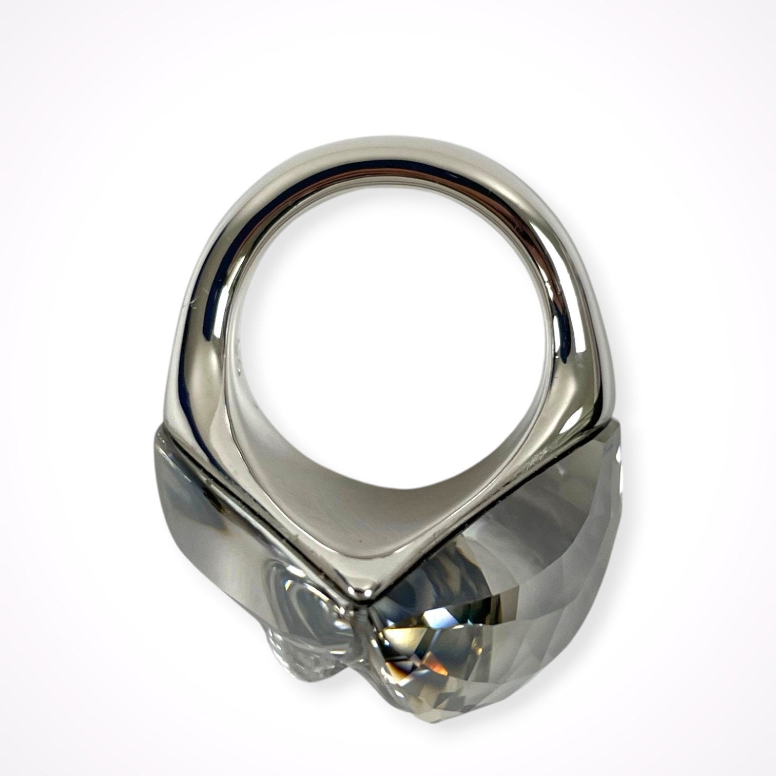 SWAROVSKI / クリスタルハートリング 箱付