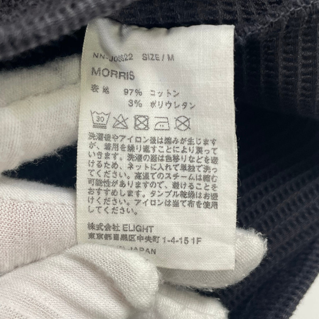 NICENESS / MORRIS ウーブンワッフルTシャツ SIZE:M
