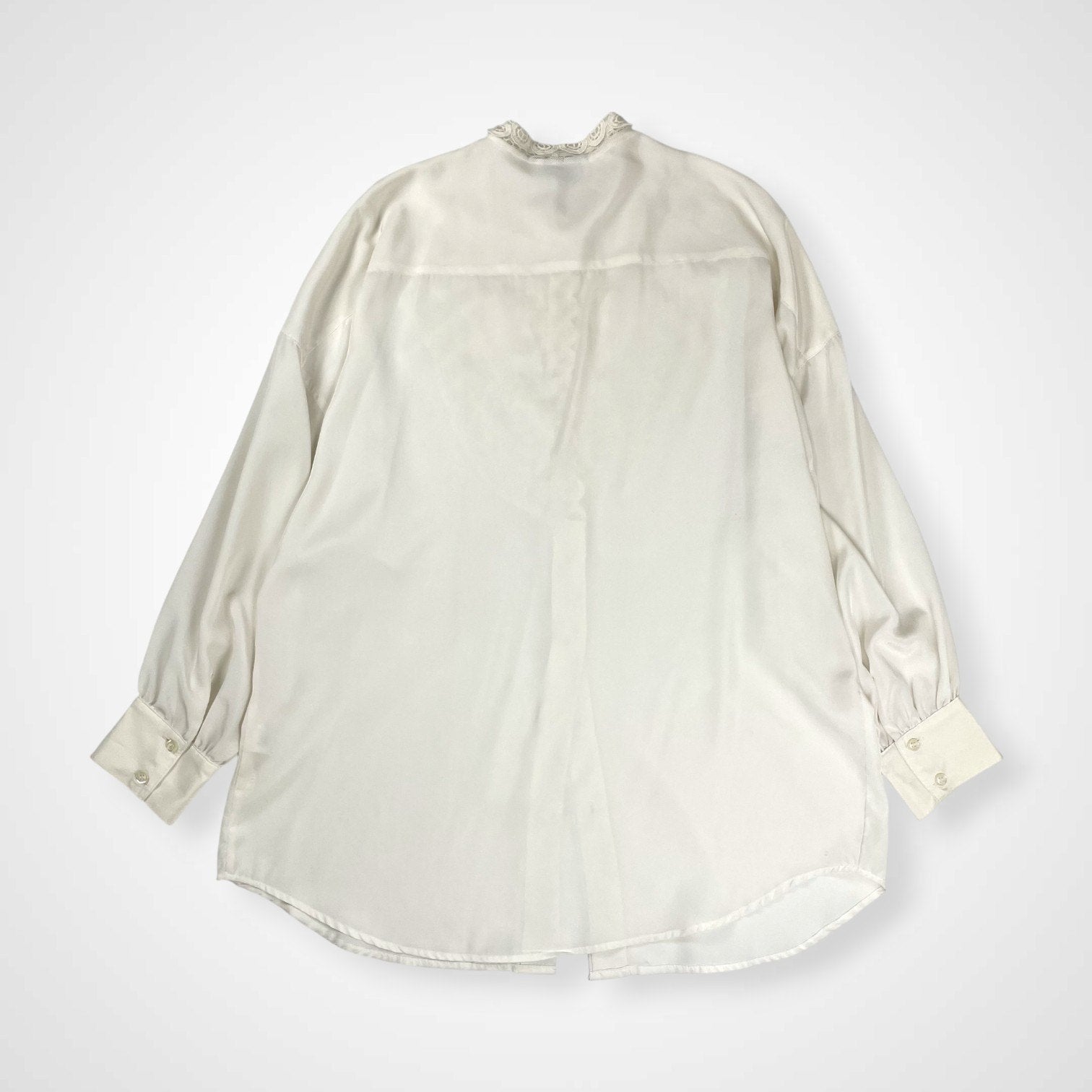 VINTAGE ヴィンテージ / USA製ヴィンテージレースシャツ ホワイト SIZE：FREE