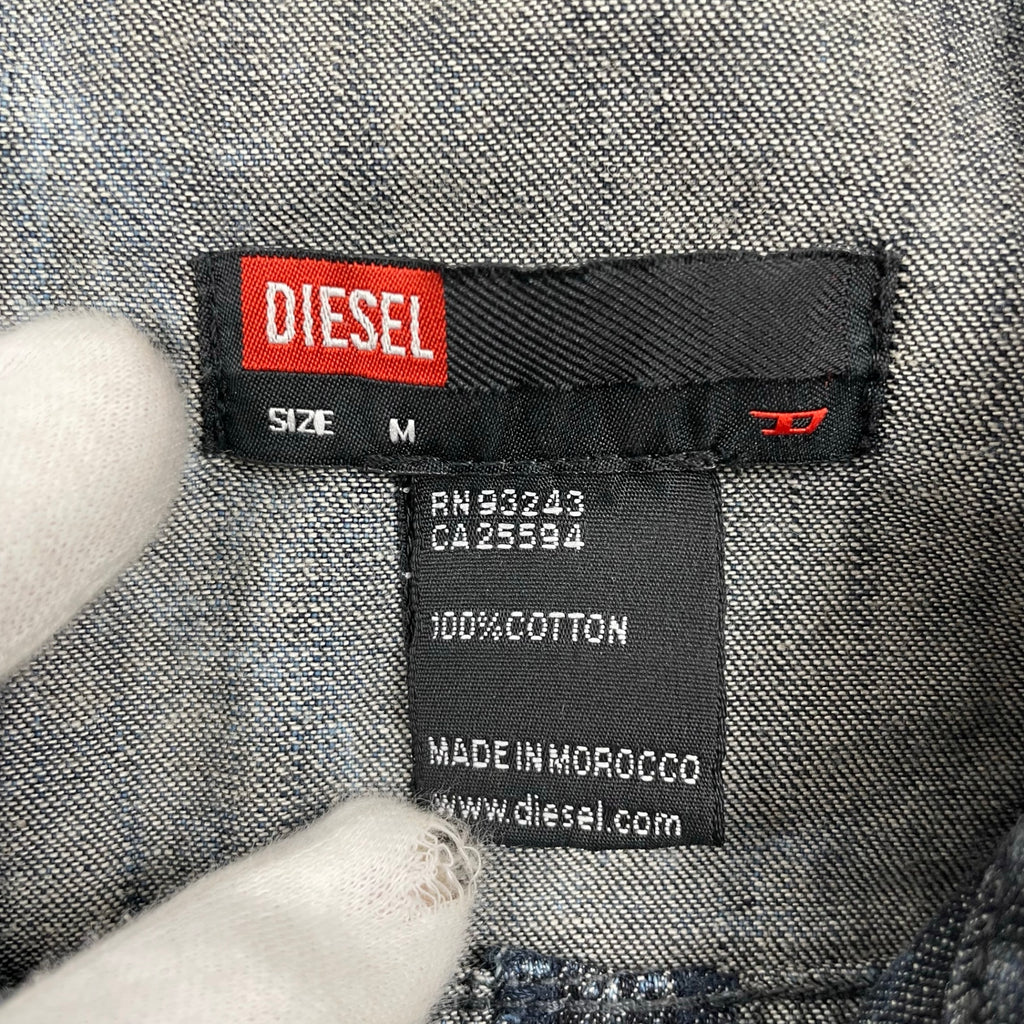 DIESEL ディーゼル / 00sライダースフェードデニムベスト SIZE:M