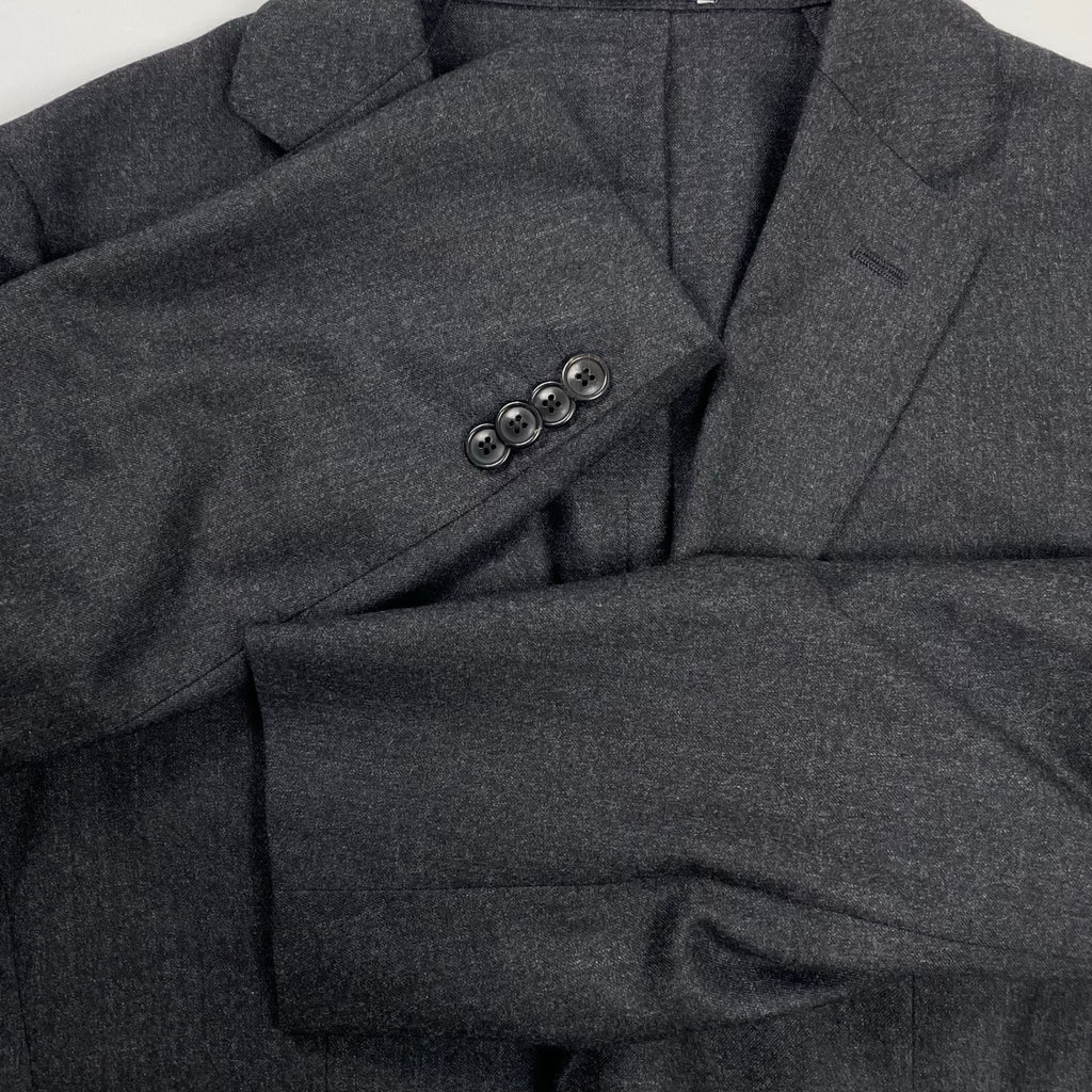 green label relaxing グリーンレーベル リラクシング / CANONICOフラノ2ピース セットアップ グレー 参考定価：45,000+tax SIZE:S程度