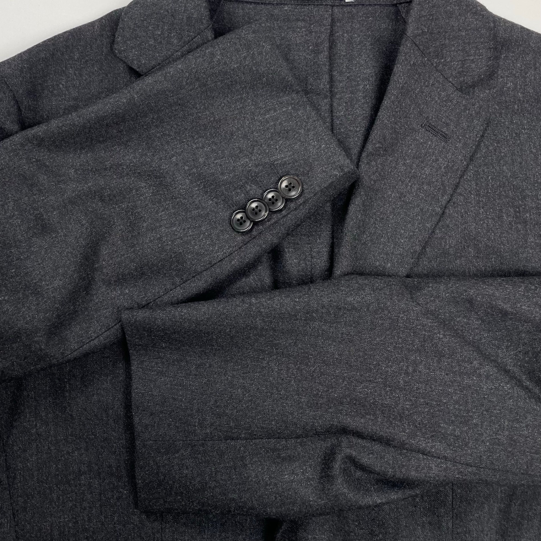 green label relaxing グリーンレーベル リラクシング / CANONICOフラノ2ピース セットアップ グレー 参考定価：45,000+tax SIZE:S程度