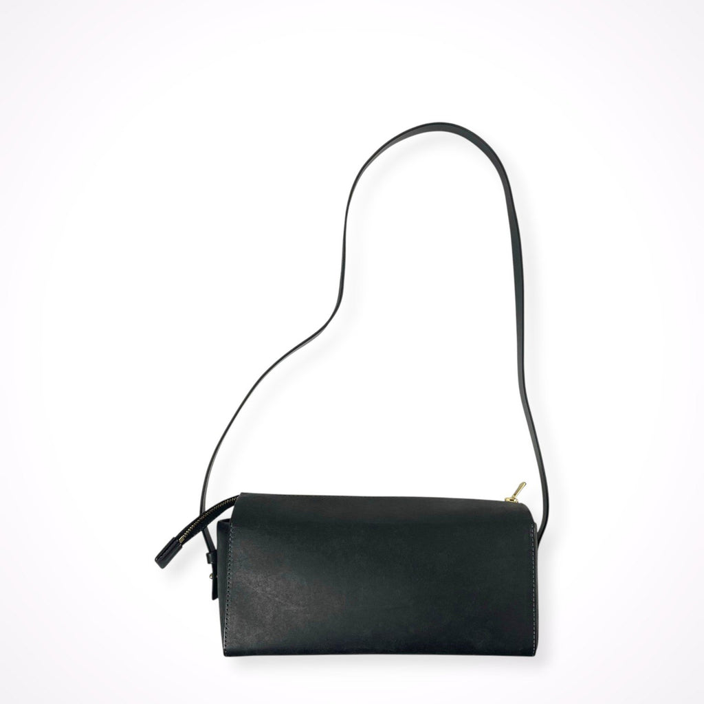 SAFUJI × noji+ / 別注 Leather block bag ブラック