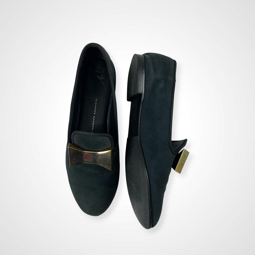 GIUSEPPE ZANOTTI ジュゼッペザノッティ / ゴールドアクセントローファー 参考定価：120,000程度 SIZE：37