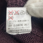 Paul Smith COLLECTION ポールスミスコレクション / コットンウールニット バーガンディ 参考定価：40,000程度 SIZE:L