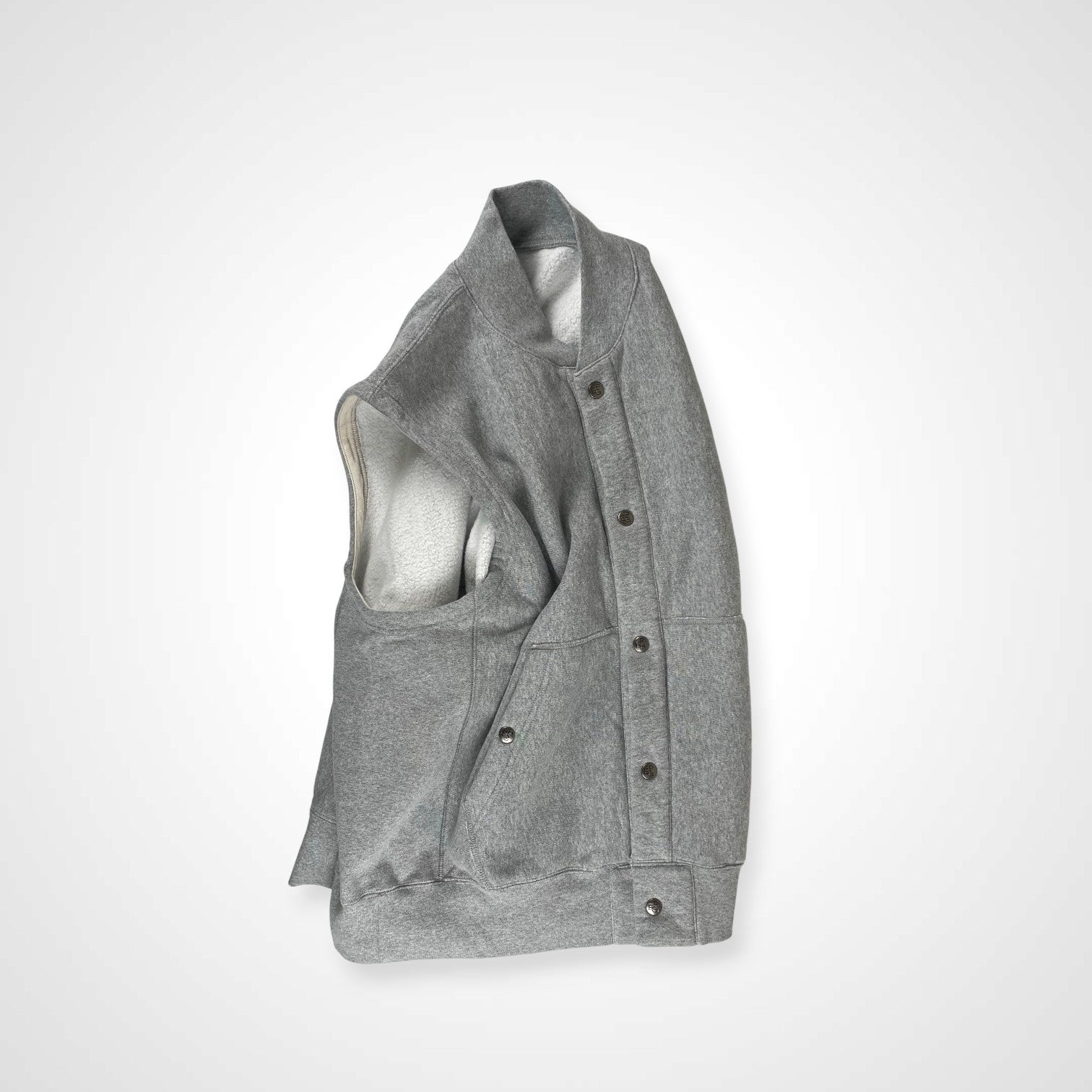 ENGINEERED GARMENTS × BEAMS PLUS エンジニアドガーメンツ ビームスプラス / SWEAT VEST スウェットベスト タグ付 グレー 参考定価：37,000+tax SIZE:M