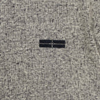 STONE ISLAND denims ストーンアイランド デニム / コットンリネンシームデザインTEE ロゴ グレー×ブラック SIZE:XL