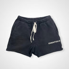 ESSENTIALS エッセンシャルズ / ロゴスウェットハーフパンツ ブラック 参考定価：20,000程度 SIZE:M