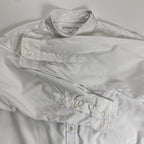 INDIVIDUALIZED SHIRTS インディビジュアライズド シャツ / セミワイド ショートカラー ワイドコットンシャツ USA製 SIZE:L