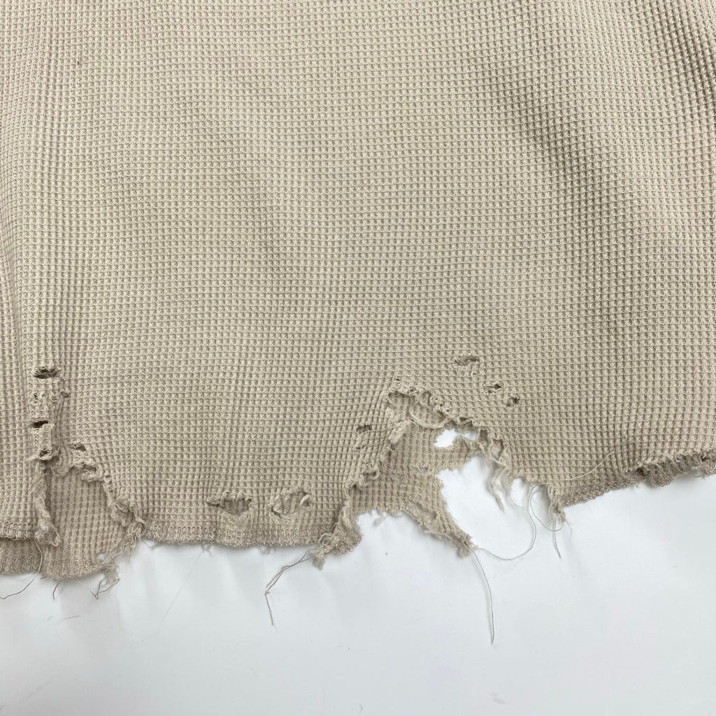 ANCELLM アンセルム / DAMAGE WAFFLE CREW LS T-SHIRT ワッフル カットソー 25AW 参考定価：17,000+tax SIZE:1