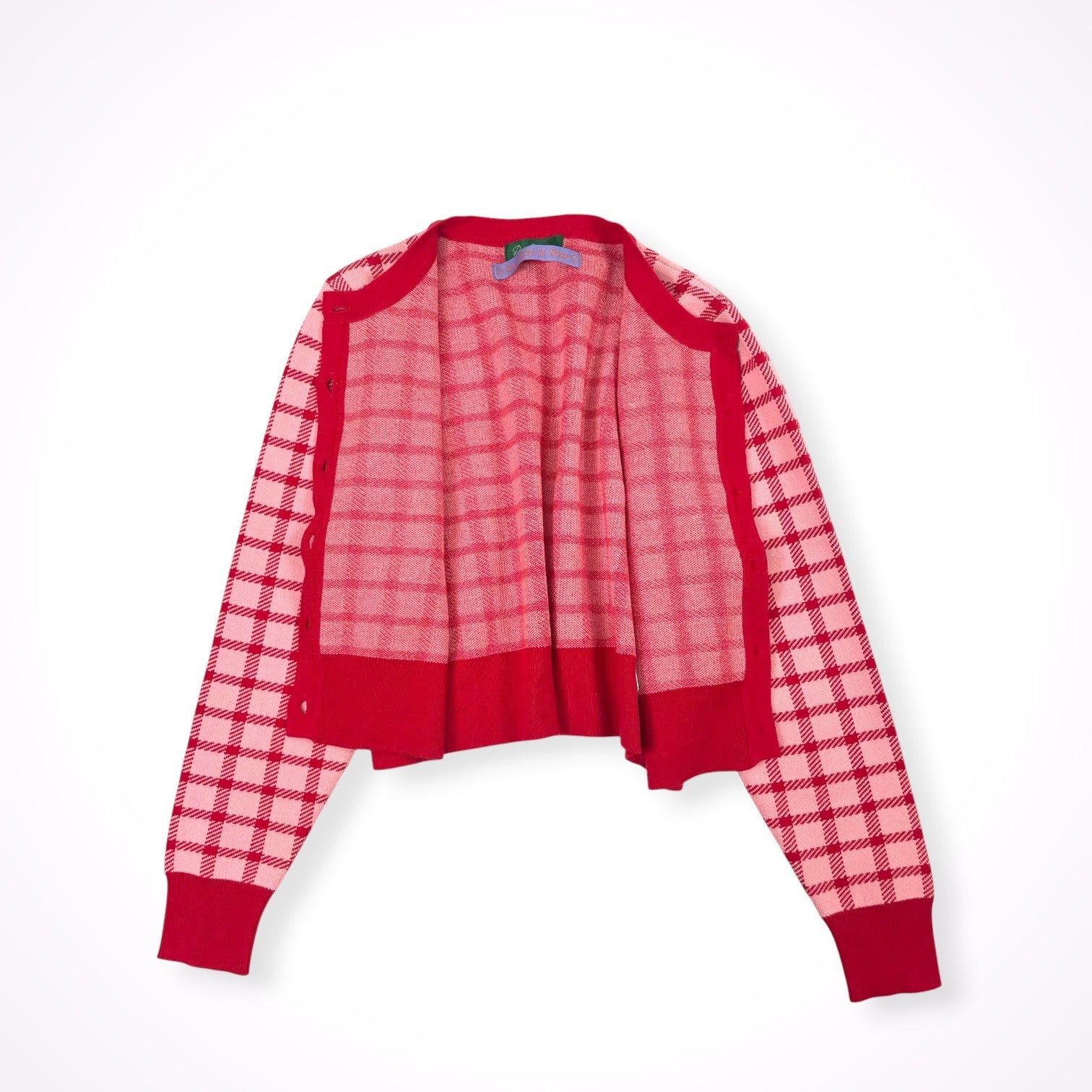 Dear Sisterhood / アンサンブルチェックカーデ 参考定価：15,000+tax SIZE：FREE