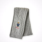 POLO RALPH LAUREN / ポロベアケーブルニットマフラー 参考定価：18,000程度