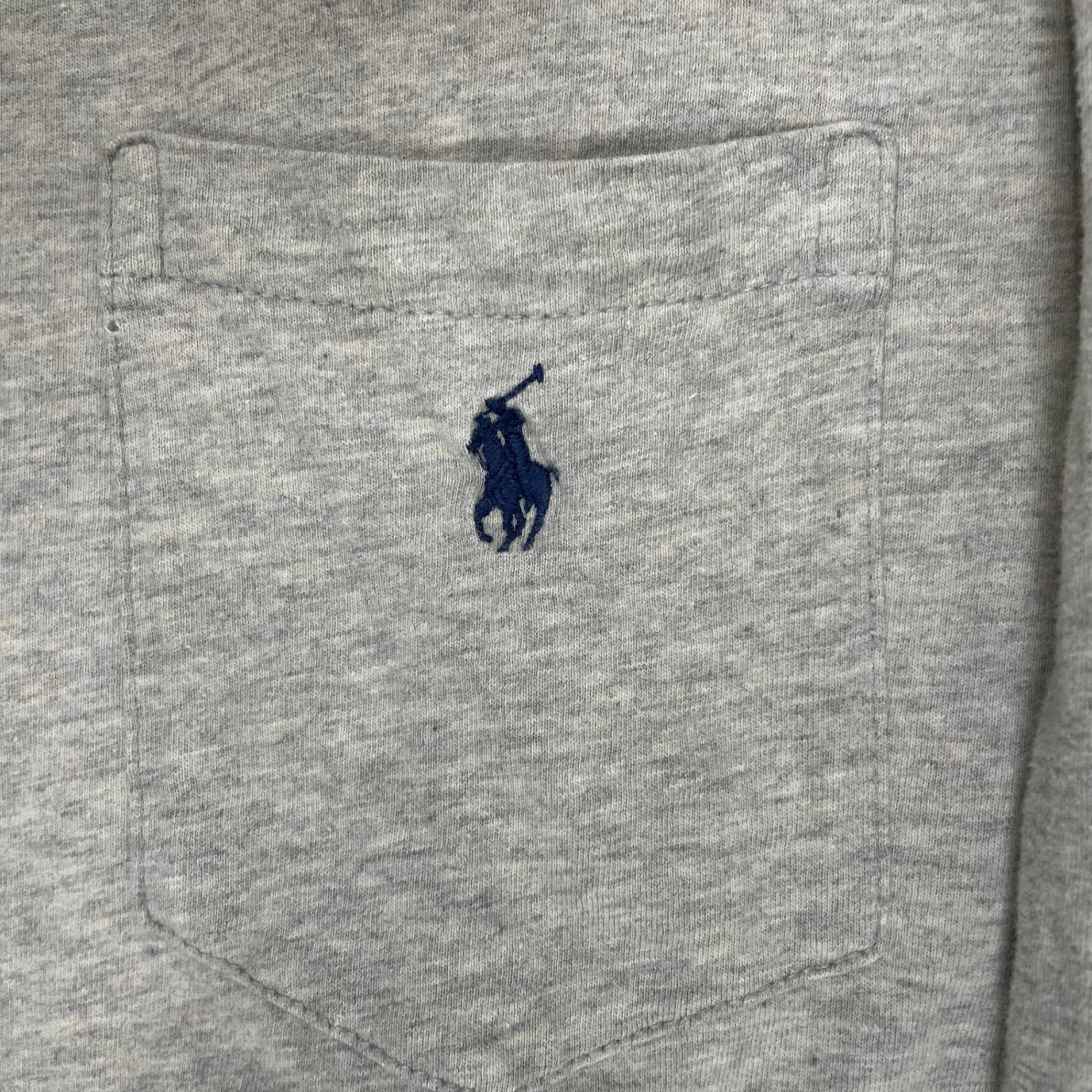 Polo by Ralph Lauren ポロバイラルフローレン / ヴィンテージ ポニー刺繍長袖Tシャツ グレー SIZE:XL