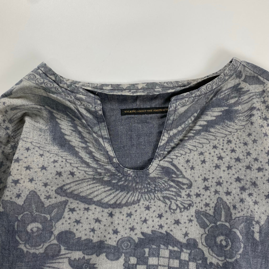 TALKING ABOUT THE ABSTRACTION トーキング アバウト ジ アブストラクション / オールオーバータトゥーシャツ 参考定価：23,000+tax SIZE:M