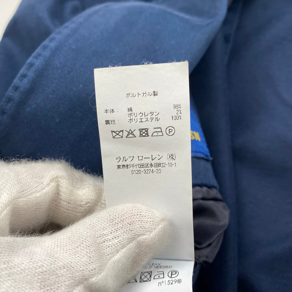 POLO RALPH LAUREN ポロ ラルフローレン / モールスキン調 テーラードジャケット ピックステッチ SIZE:36S