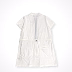 MUNITALP / ハーフジップ メッシュポケット チュニックワンピース 参考定価：42,000程度 SIZE:40