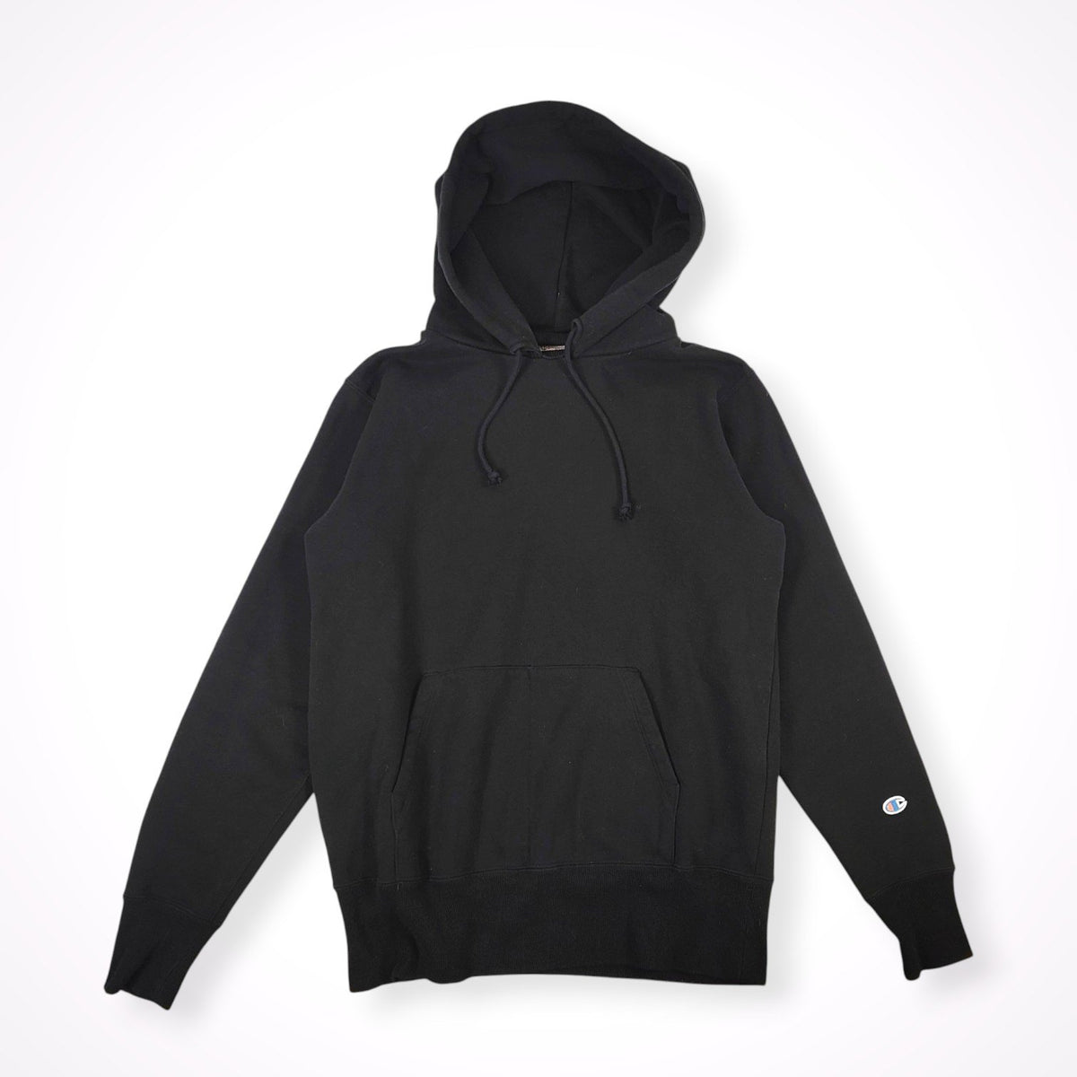 Champion / ランタグ復刻 後付けフーディー ブラック SIZE:L