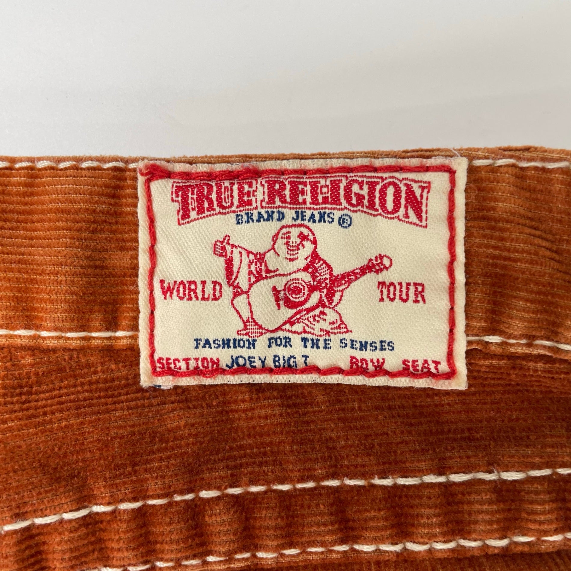 TRUE RELIGION トゥルーレリジョン / JOEY BIG T コーデュロイフレア ブラウン SIZE：W26