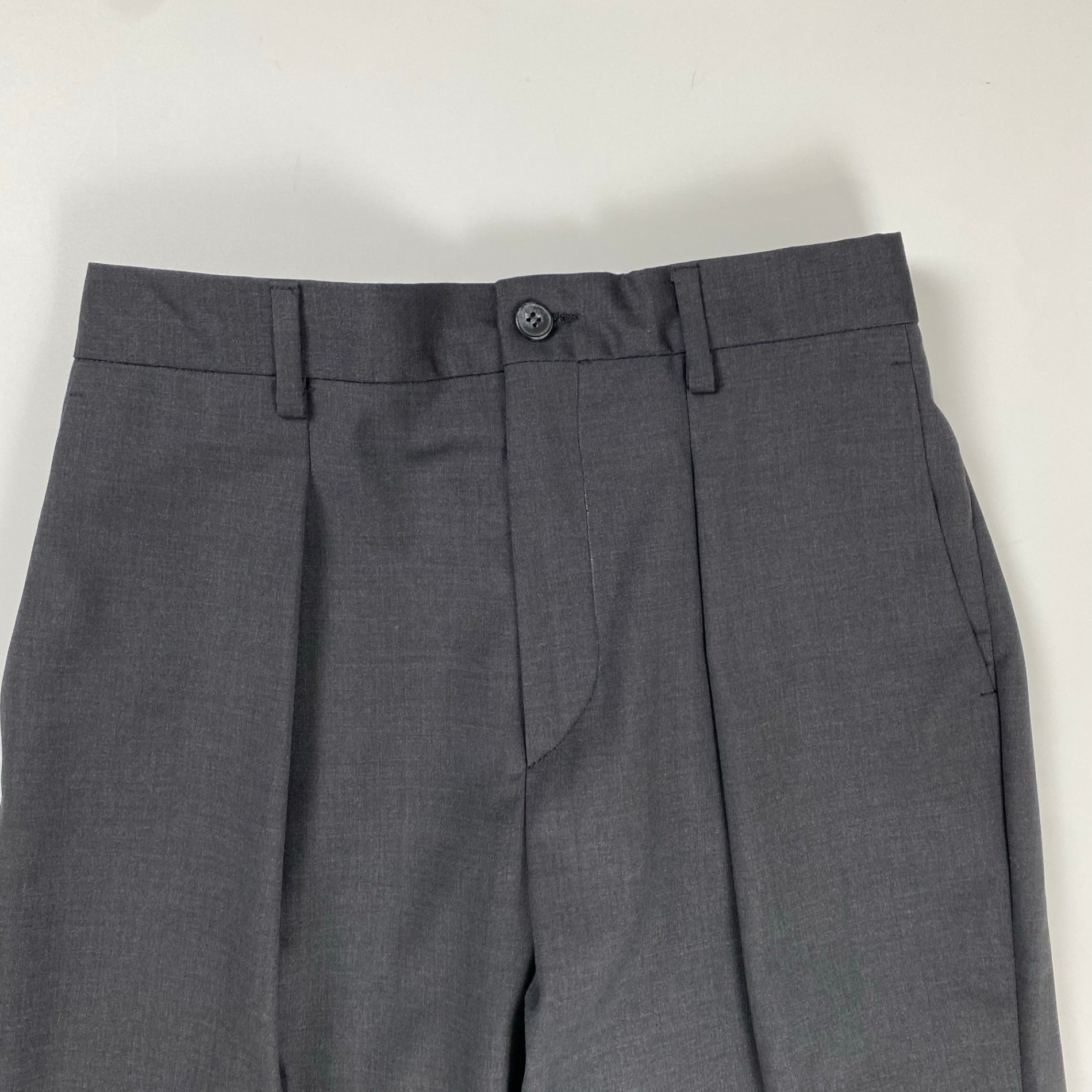 EMMETI エンメティ / 1タック ウールスラックス イタリア製 参考定価：40,000程度 SIZE：46