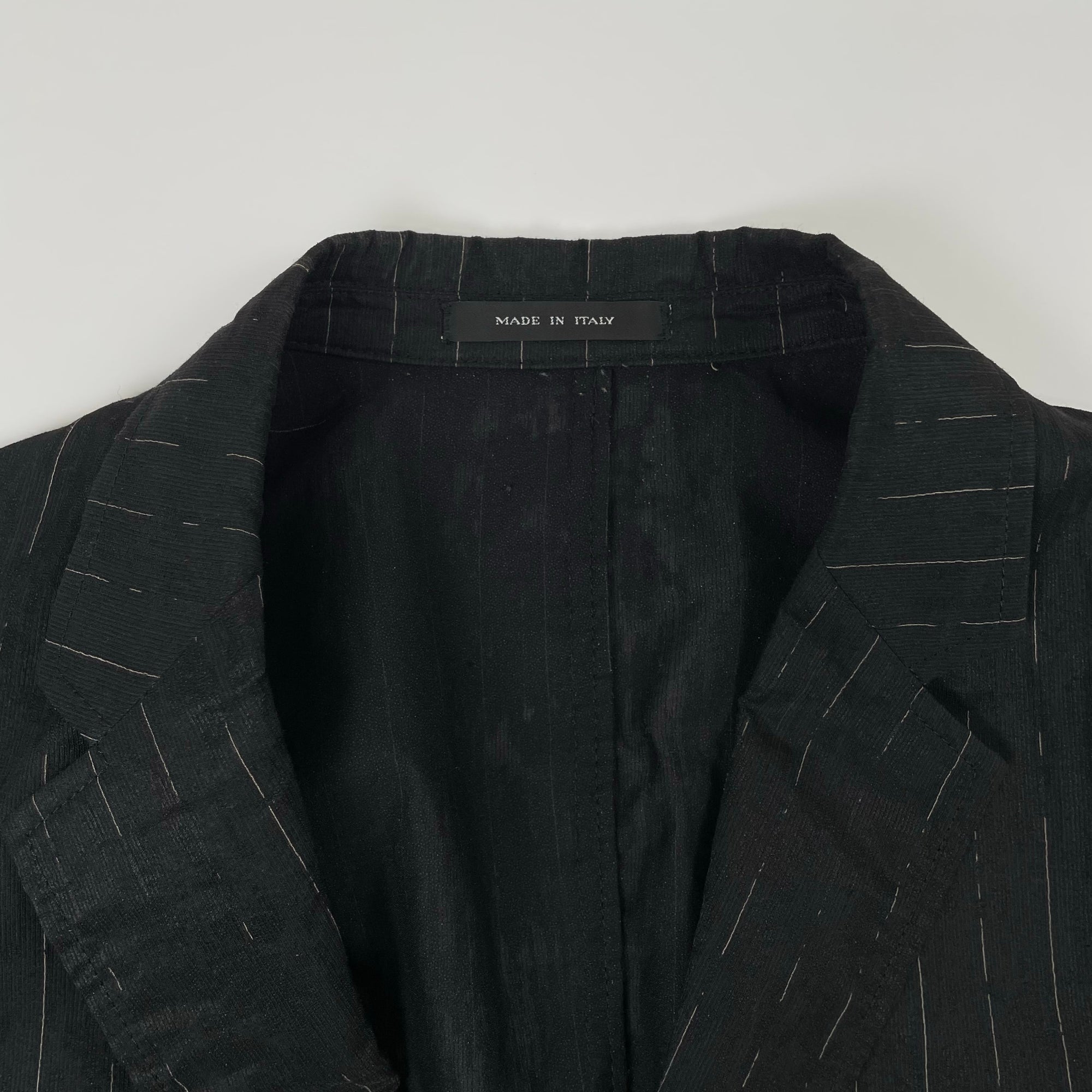 EMPORIO ARMANI エンポリオ アルマーニ / JOHNNY LINE コットンウールMIXアンコンジャケット 参考定価：80,000程度 SIZE:48