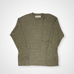 SHARE SPIRIT シェアースピリット / ダメージ加工コットンリネンニット 参考定価：38,000程度 SIZE:M