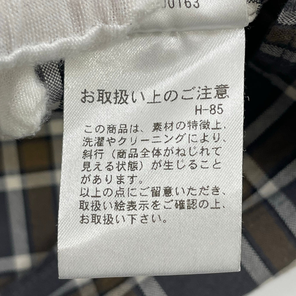 MHL. / ボックスシルエットチェックシャツ 24SS 参考定価：40,000程度 SIZE:M