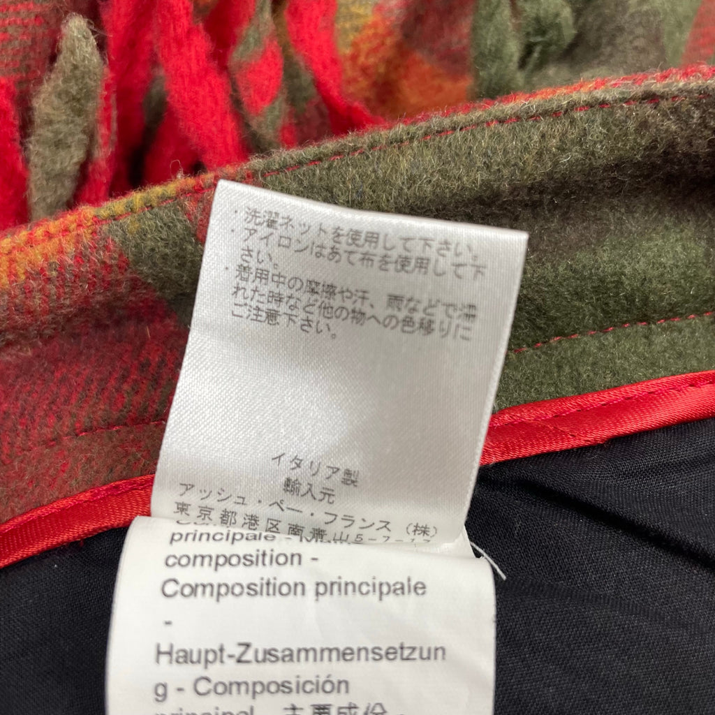 VIRGINIA BIZZI ヴァージニア ビッツィ / チェック柄フリンジパンツ H.P. FRANCE取り扱い 参考定価：35,000程度 SIZE:38