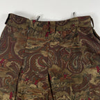 EURO VINTAGE / 乗馬柄 タックスカート Made In Germany SIZE:40