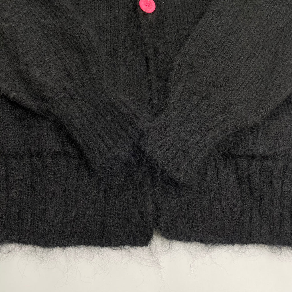 id × anytee / KID MOHAIR BLK SERIES キッドモヘヤカーディガン ブラック SIZE：M