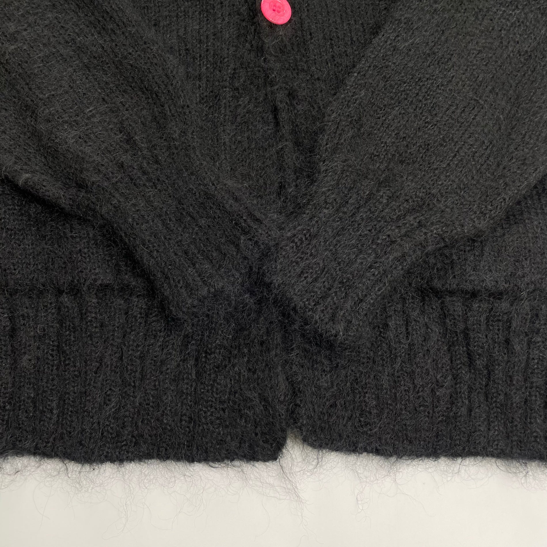 id × anytee / KID MOHAIR BLK SERIES キッドモヘヤカーディガン ブラック SIZE：M