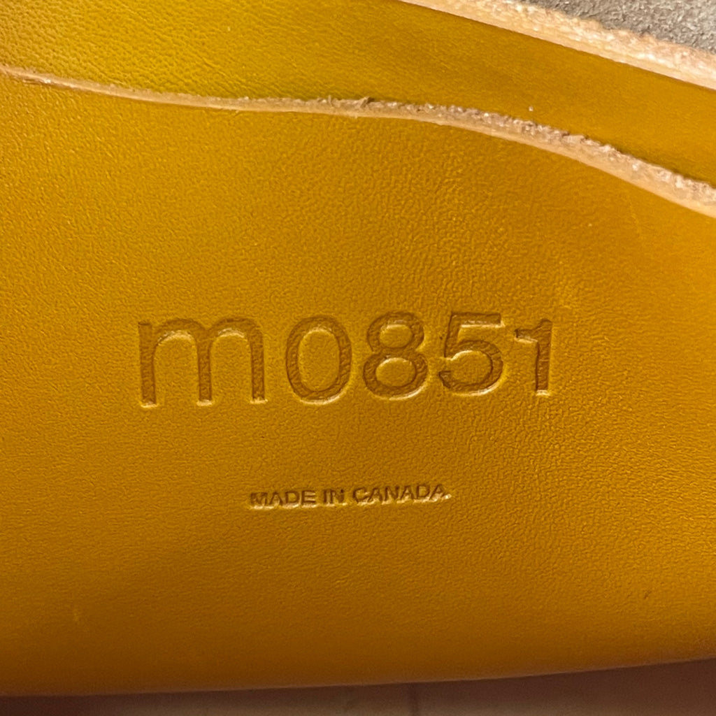 m0851 / レザーボストンバッグ トートバッグ カナダ製 極美品