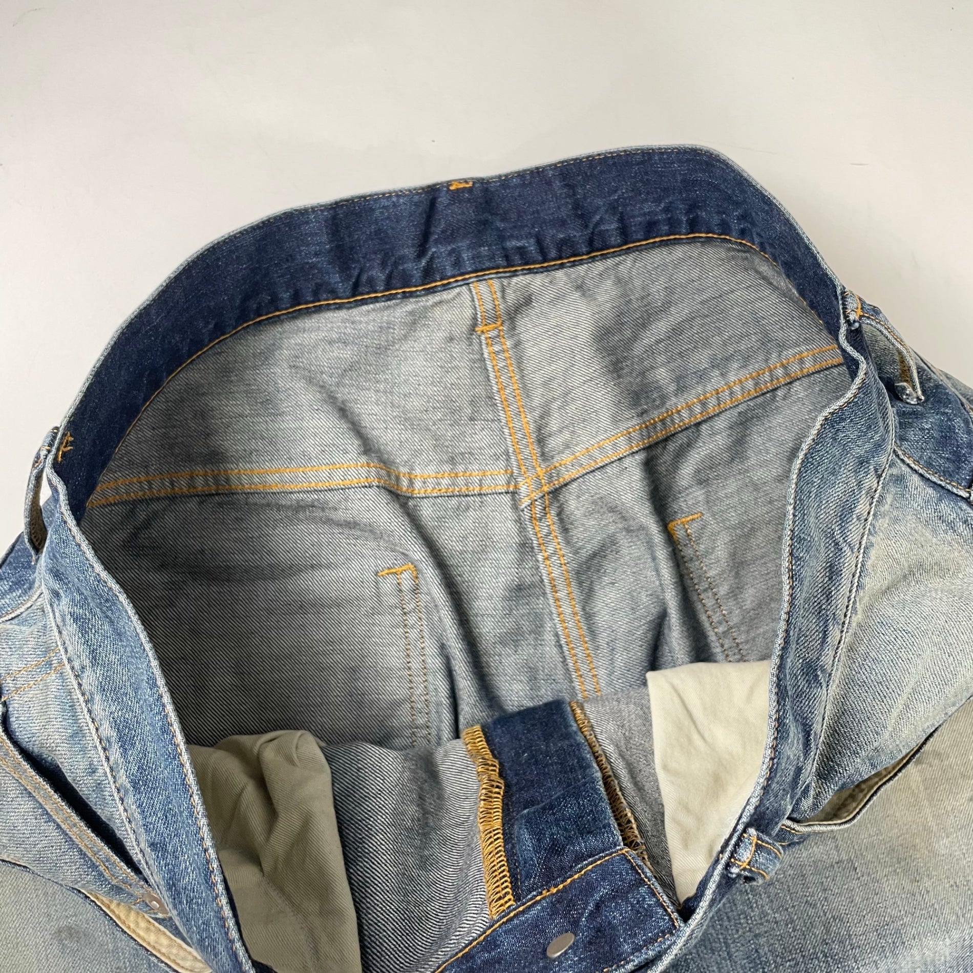 ANCELLM / DAMAGE WIDE 5P DENIM PANTS  参考定価：38,000+tax SIZE:3