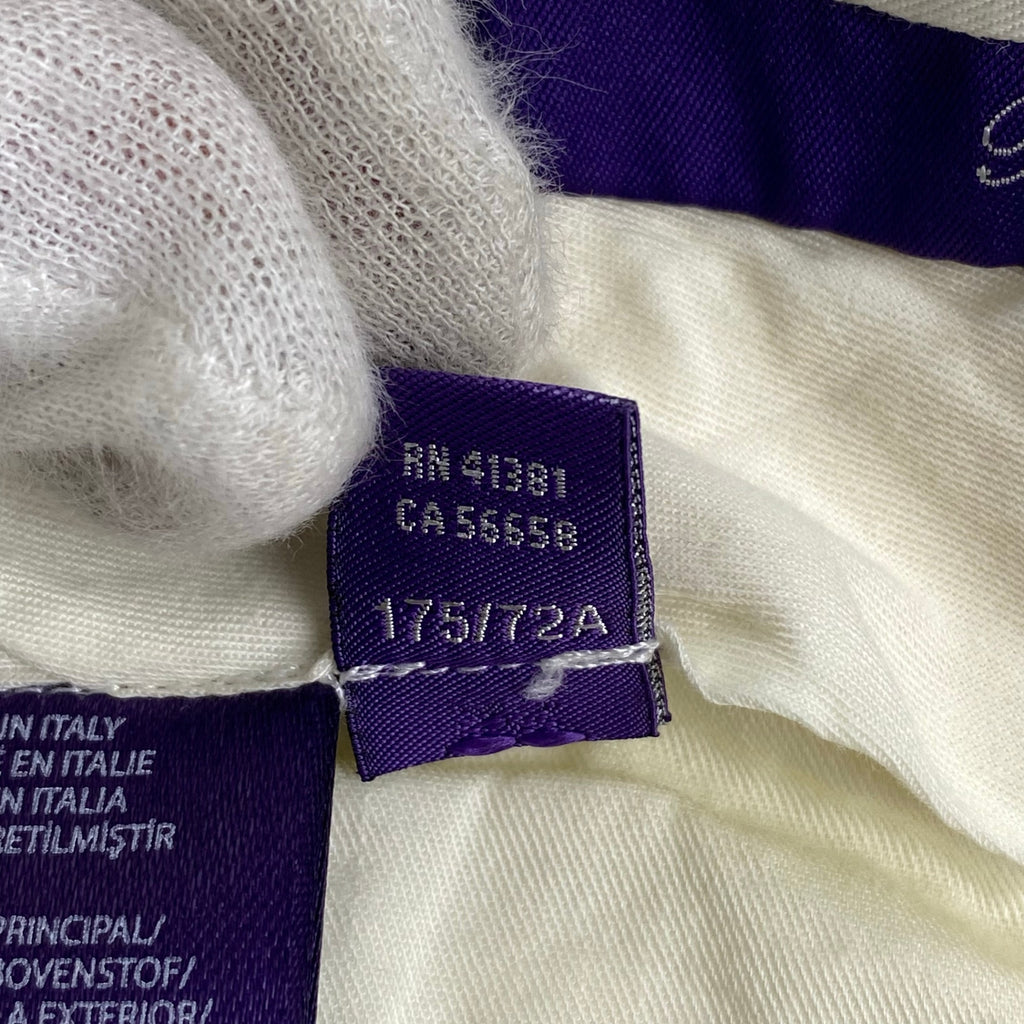 Ralph Lauren Purple Label ラルフローレン パープルレーベル / 2タック ヘリンボーン スラックス MADE IN ITALY コットン×リネン SIZE：W28