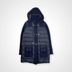 Bark バーク / ニットコンビダウンコート ネイビー 参考定価：100,000程度 SIZE：S