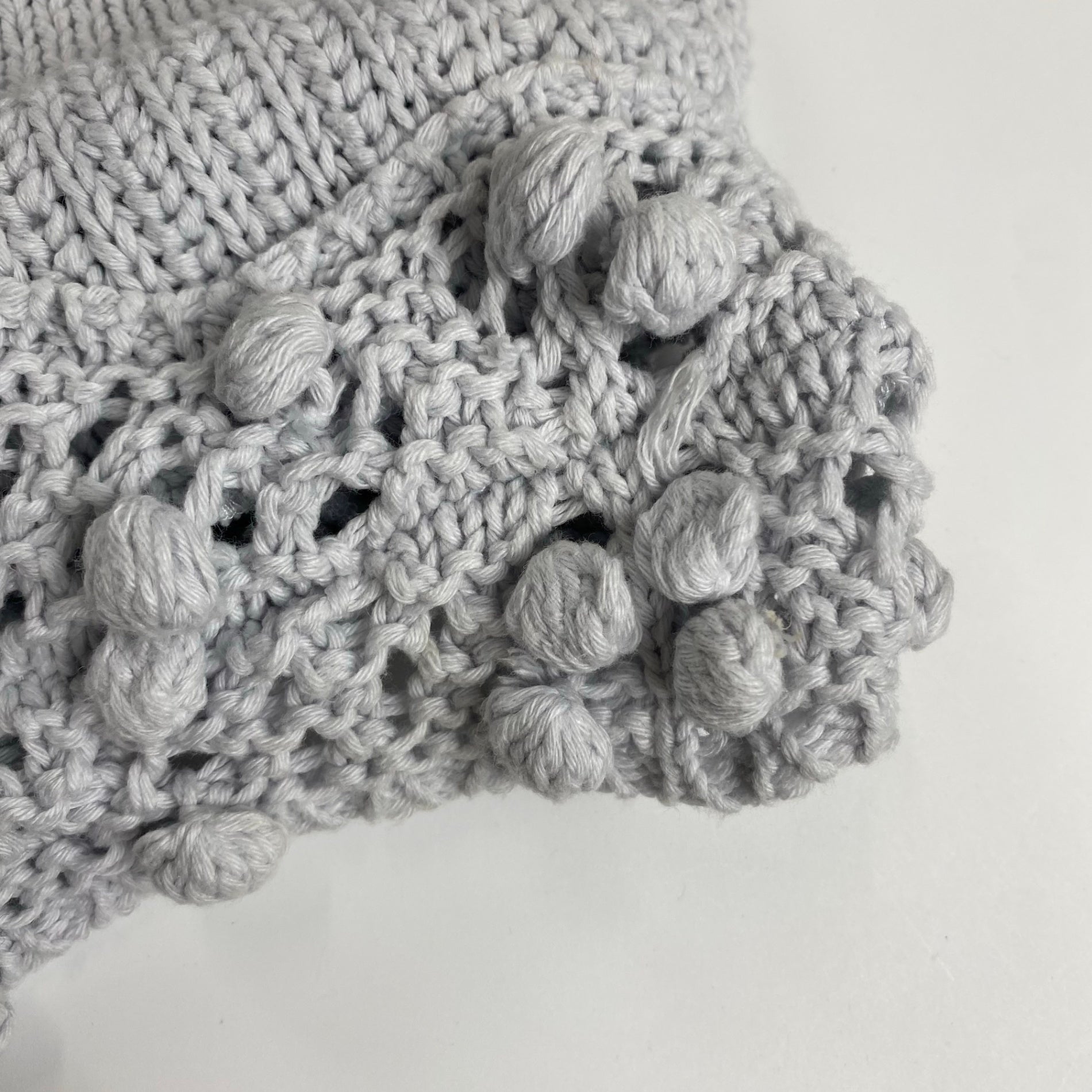 ISSEY MIYAKE FETE イッセイミヤケ フェット / ポンポン ニット ボレロ カーディガン SIZE:01(S程度)