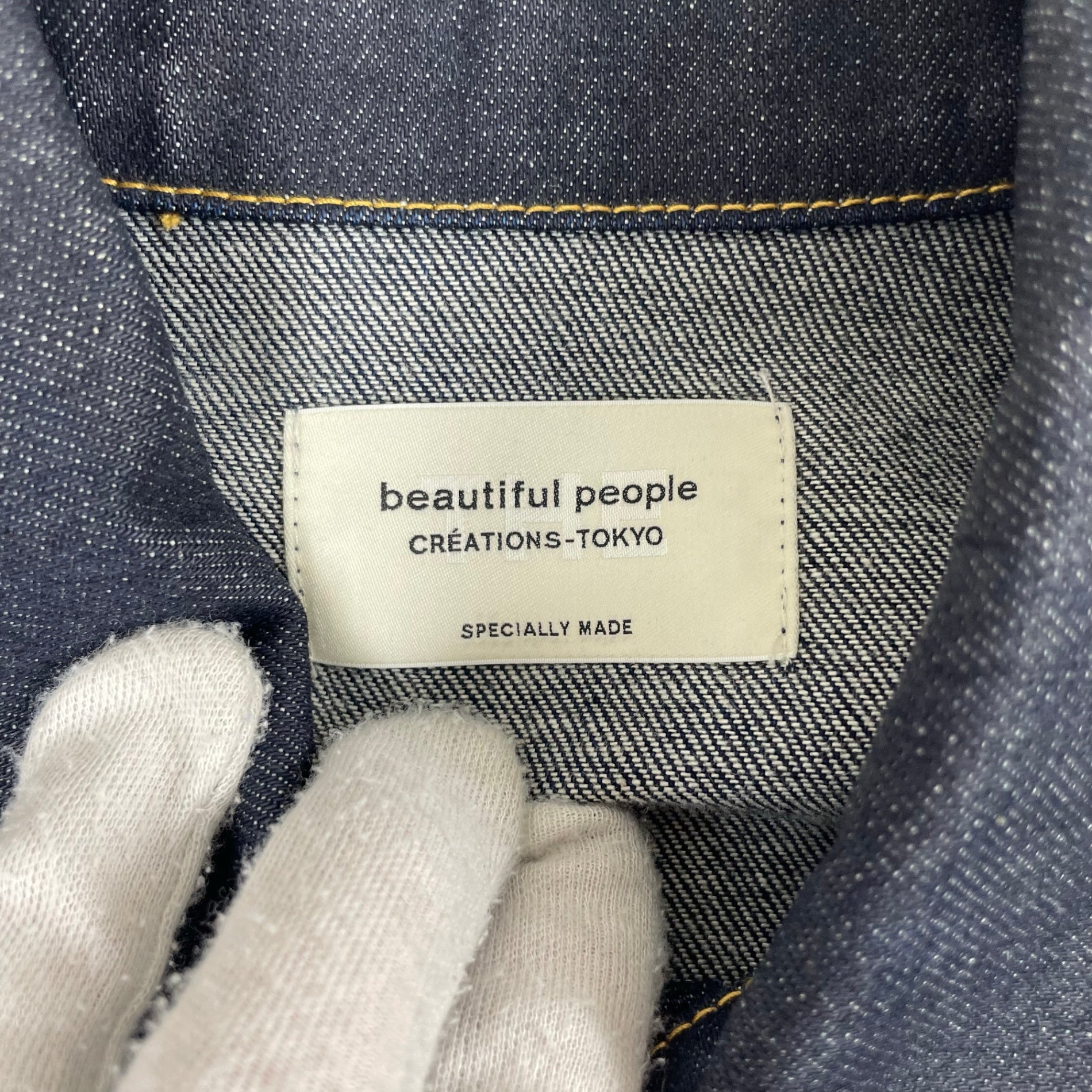 beautiful people / selvedge denim big blouson 参考定価：45,000+tax SIZE:36
