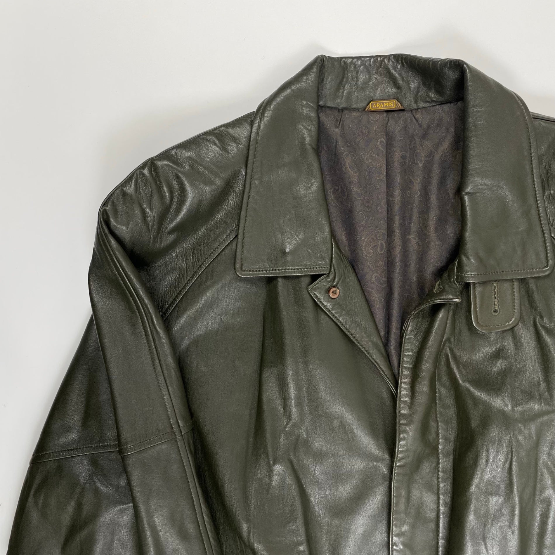 ARAMIS アラミス / ヴィンテージラムレザーコート 参考定価：60,000程度 SIZE:L