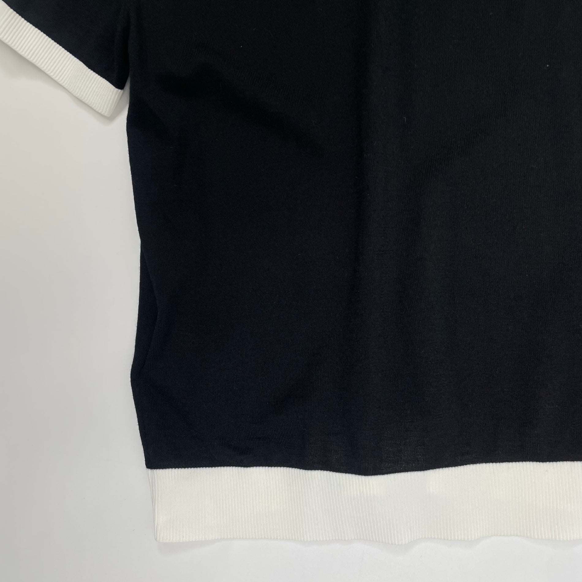 MONCLER モンクレール / POLO TRICOT ニットポロシャツ 参考定価：80,000程度 SIZE：M