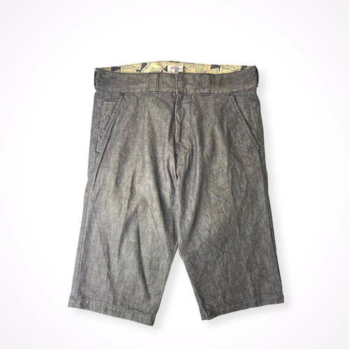 COREFIGHTER / マネー柄裏地 クロップドデニムパンツ 参考定価：18,000程度 SIZE:L