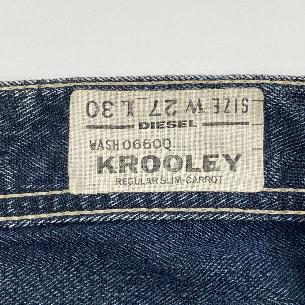 DIESEL ディーゼル / KROOLEY 0660Q ヘリンボーン デニムパンツ SIZE:W27 L30