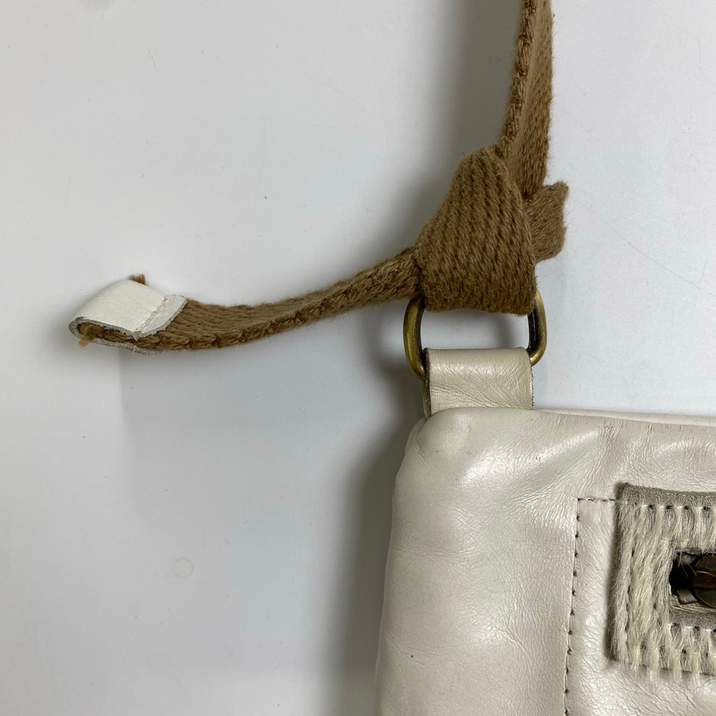 JAS M.B LONDON ジャスエムビー / レザー ハラコ ショルダーバッグ ハンドメイド 英国製