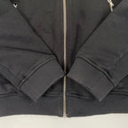 GREY DANIELE ALESSANDRINI / スウェット生地ライダースブルゾン 参考定価：60,000程度 SIZE:L程度