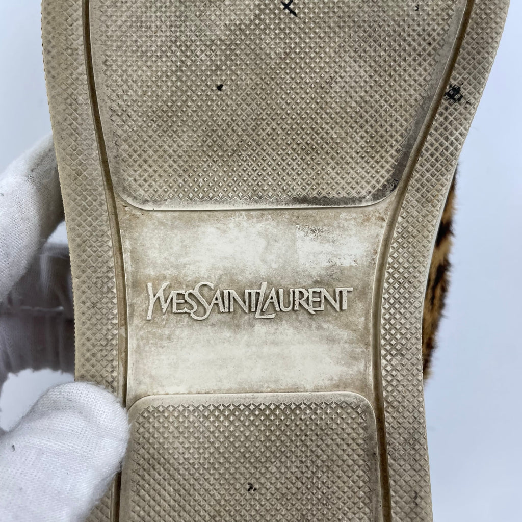 Yves Saint Laurent / レオパードハイカットスニーカー 参考定価：70,000程度 SIZE:41