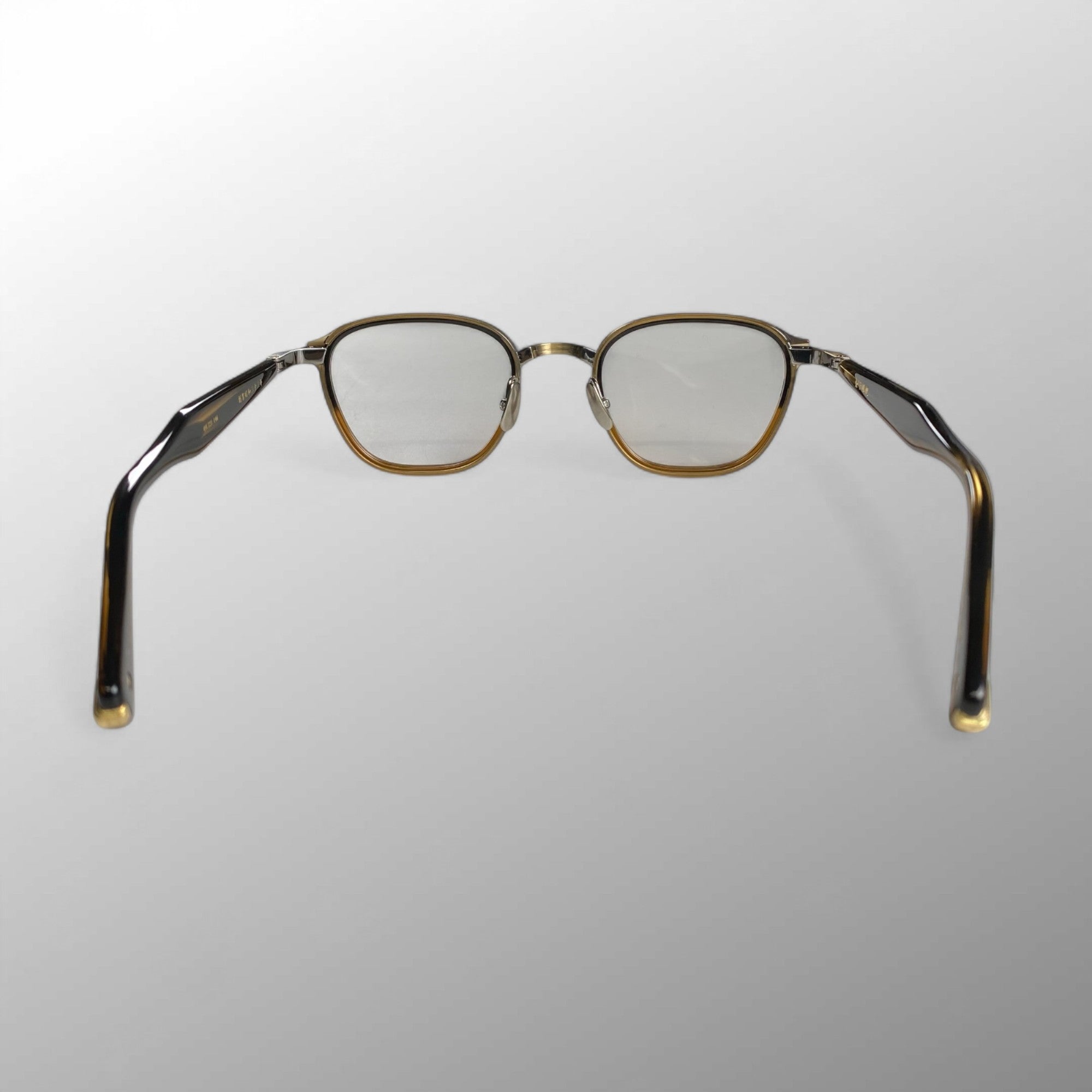 2025年夏発売 金子眼鏡 K18ライン / K18 メタルアイウェア 度なしクリアレンズ KMG-20 参考定価：132,000+tax