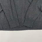 ARMANI JEANS / シルク切替ロングニットカーディガン 参考定価：55,000程度 SIZE:US M