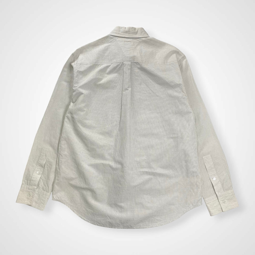 BOTTEGA VENETA ボッテガ ヴェネタ / Checked Cotton And Linen Shirt 参考定価：130,000程度 SIZE：46